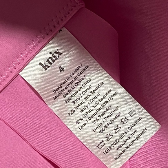 Knix Lace WingWoman Contour Bra - Pink Plum - Picture 8 of 8